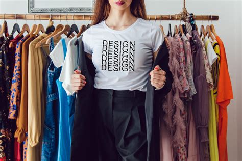 Sublimation T-shirt Mockup for Women Graphic by IRSHOP · Creative Fabrica