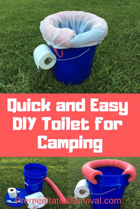 How To Make A Quick And Easy Diy Toilet For Camping Camping Toilet