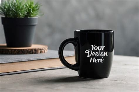 Black Mug Mockup Graphic By Mercimockups Creative Fabrica