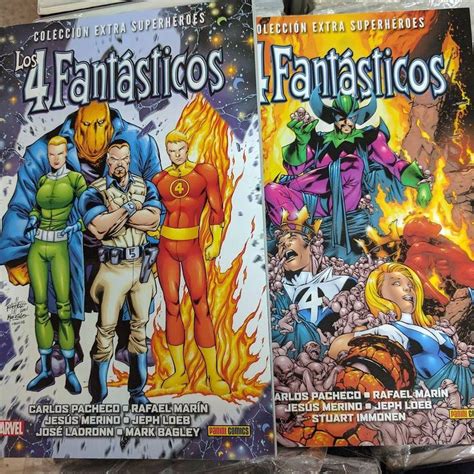 Los Cuatro Fantasticos De Carlos Pacheco Completo 2 Tomos