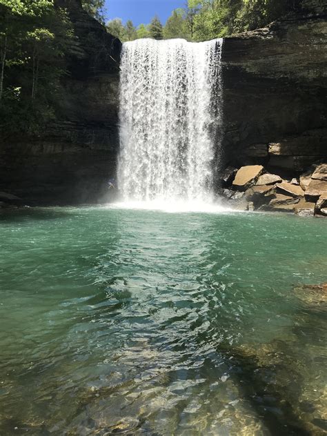 Greeter Falls Tennessee Waterfall Water Outdoor