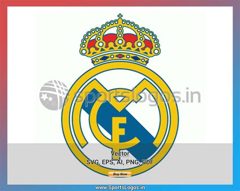 Real Madrid - Soccer Sports Vector SVG Logo in 5 formats - SPLN003601 ...