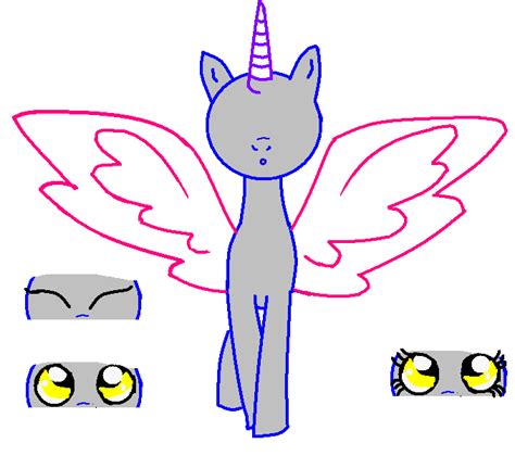 Mlp Alicorn Base by rainbowartdash on DeviantArt