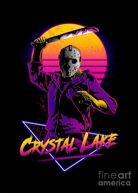 Crystal Lake Friday The 13th Digital Art By Isabel Dahl Pixels