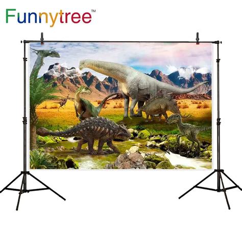 Funnytree Ocuk Photocall Zemin Dinozor Parti Yaban Hayat Jurassic Park