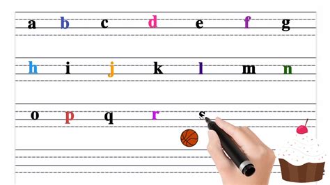 abcd writing small letters alphabet  children     kids