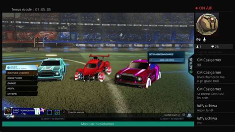 Rocket League Avec Le Coll Gue On Essaye De Passer Or Live Fais Ta