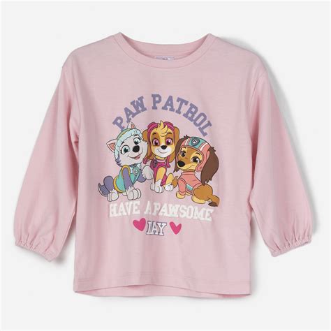 Ripley POLERA MANGA LARGA NIÑA PAWSOME DAY BLANCO PAW PATROL