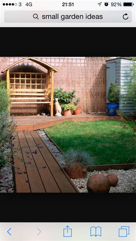 Small decked garden | Amenagement jardin, Jardin moderne, Jardins