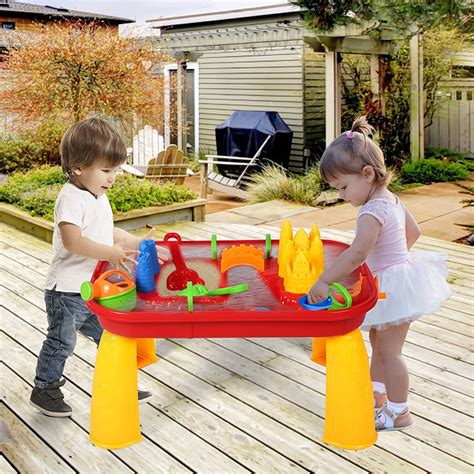 Water Table for Toddlers Kids Play Sand & Water Activity Table Summer