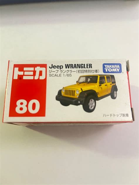 Tomica No 80 Jeep Wrangler First Special Specification 興趣及遊戲 玩具