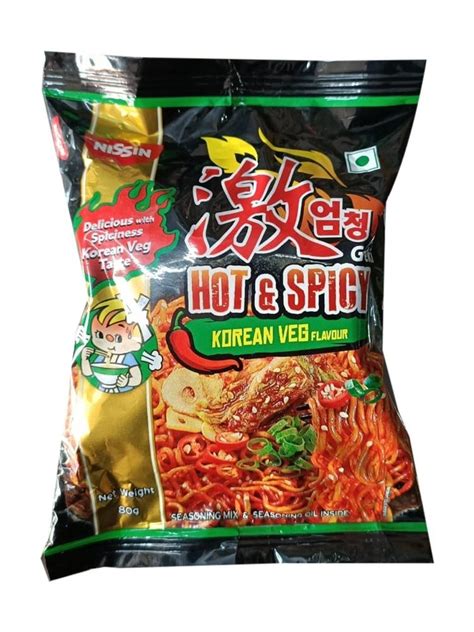 Nissin Wheat Flour Hot Spicy Korean Veg Noodles At Rs 49 Pack In