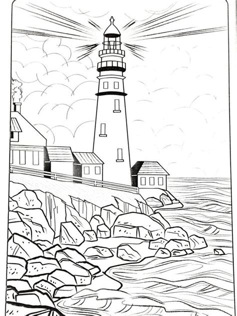 Lighthouse Art Coloring Pages Below Is A Collection Of Lighthouse