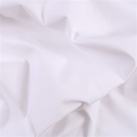 white stretch cotton bloomsbury square dressmaking fabric