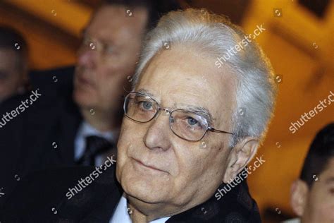 Italian President Sergio Mattarella C Arrives Editorial Stock Photo