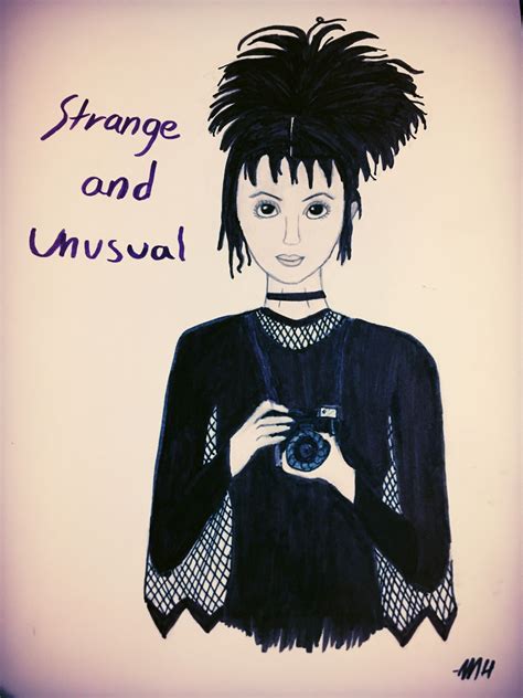 Lydia Deetz Lydiadeetz Beetlejuice Timburton Drawing Art