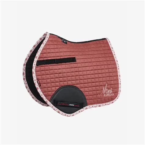 Lemieux Mini Suede Jump Saddle Pad Orchid Wadswick Ltd