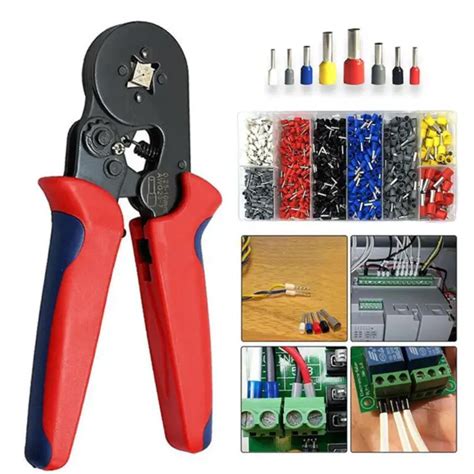 Ferrule Crimping Tool Kit Wire Terminals Crimping Tool Pcs Wire