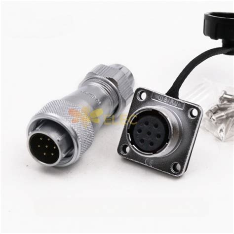 Male Plug And Female Jack Connector Pin Straight Te Z Wf Circular