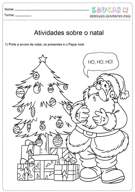 Desenhos Para Colorir Arvores De Natal Pensando Em Como Os Alunos Ir O