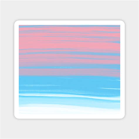 Trans Pride Horizontal Textured Gradient Pride Magnet Teepublic