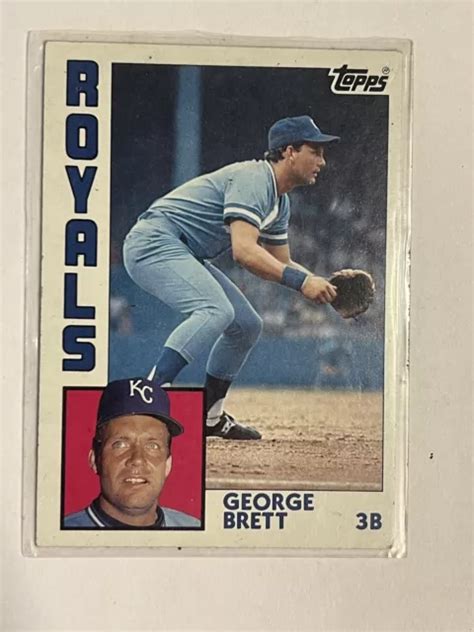 George Brett Kansas City Royals Topps Eur Picclick Fr