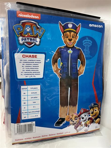 Paw Patrol. Chase costume – dnmtoys.com