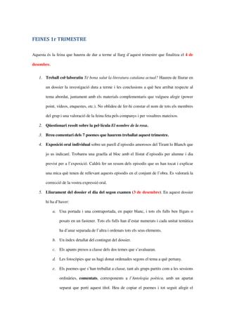 Feines 1r Trimestre PDF