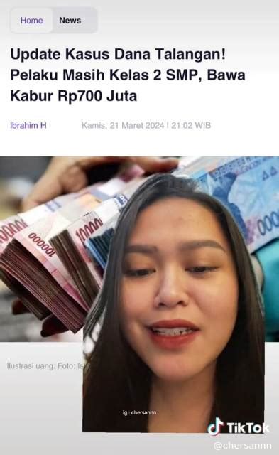 Klarifikasi Ibu Kandung Siswi Smp Di Kediri Viral Di Media Sosial Dituduh Larikan Ratusan Juta