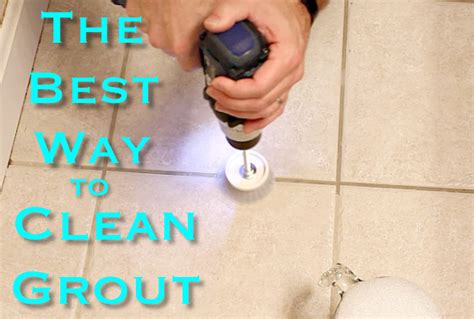 How To Clean Grout With A Power Drill