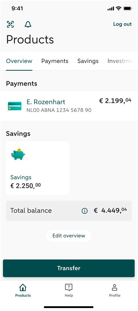 Features Of The Abn Amro App