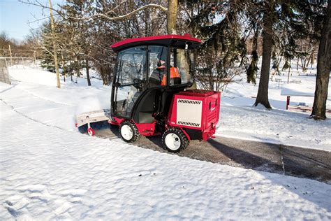 Ventrac Sidewalk Snow Management