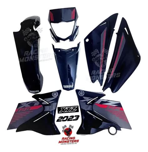 Kit Pl Stico Yamaha Xtz Tapas Guardabarros P Y Calcas Env O Gratis