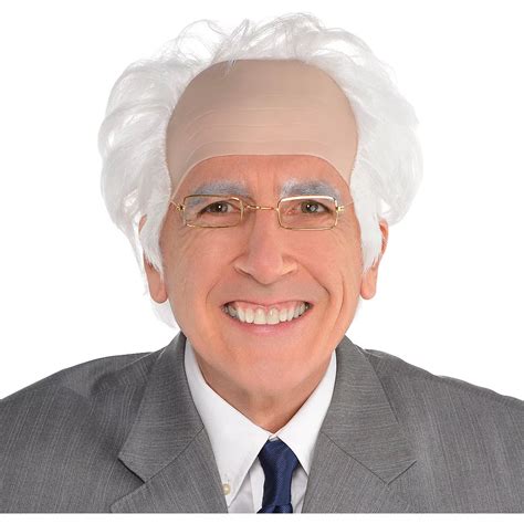 Old Man Costume Costume Wigs White Halloween Costumes Bald Cap Get