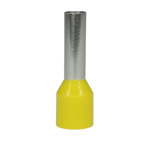 Terminal Ilhos Tubular Isolado Mm Amarelo Unidades Ntv