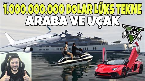 Lk Defa Gta Onl Ne Oynadik M Lyar Dolarlik L Ks Tekne Araba Ve