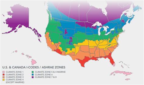 ASHRAE Climate Zones Map | Atlas Roofing | Climate zones, Columbia map, Map