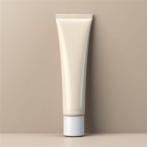 Premium Ai Image Empty Cream Tube Design Your Own Cosmetic Label