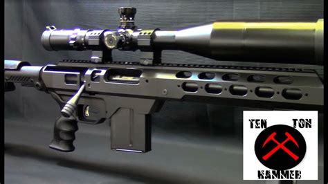 Tactical Savage Sniper Rifle Mdt Tac 21 Chassis Command Arms Stock Youtube