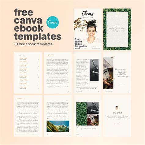 Free Canva eBook Templates | Free eBook Template | Pixpine