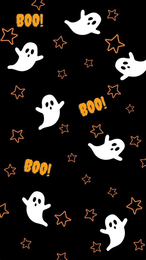 Cute Halloween ghost phone wallpaper | Halloween wallpaper iphone ...