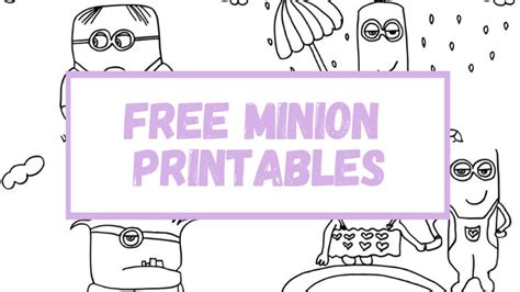 Minions Archives Crafts With Lisa