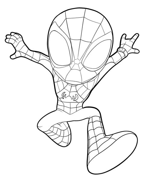 Spidey And His Amazing Friends Attack Coloring Page