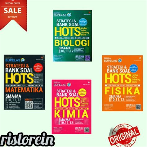 Jual Buku Pelajaran Sma Buku Fisika Sma Strategi And Bank Soal Hots Kelas