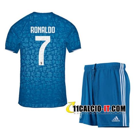 Nuove Maglia Calcio Juventus RONALDO 7 Bambino Terza 2019 20 Tailandia