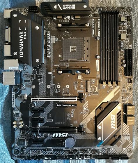 For MSI B450 Tomahawk Max Am4 Socket Ddr4 Motherboard With Slot Updated