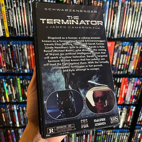 The Terminator 1984 Custom Vhs Display Case No Tape Etsy