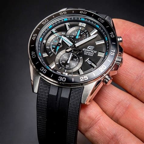 Casio Edifice Black Resin Strap Men Watch Efv P Avudf For For