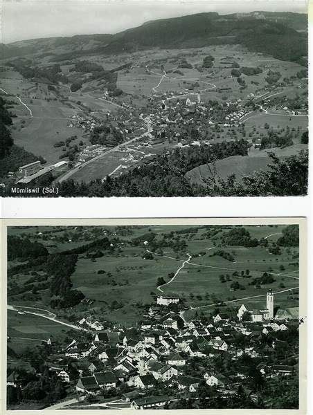 Mümliswil 2 AK Flugaufnahmen 1936 1950 Kaufen auf Ricardo