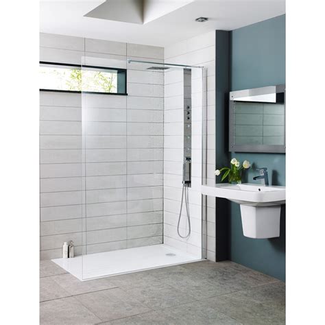 Hudson Reed Chrome Wetroom Screen 700mm X 1950mm Wrsb700 Wholesale